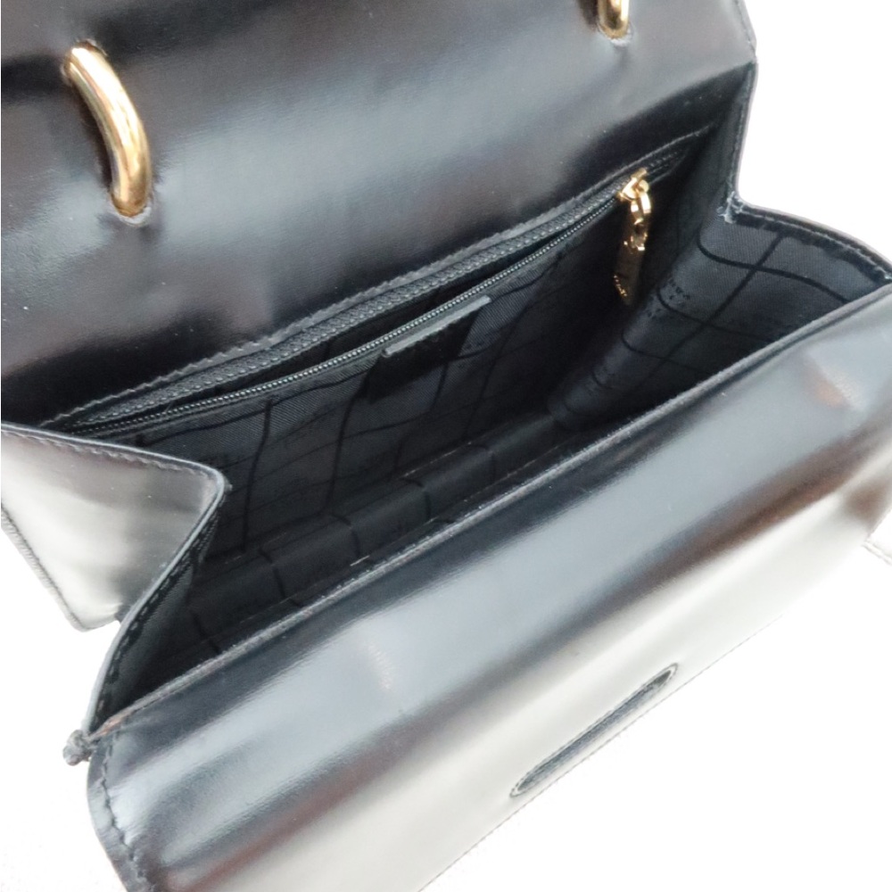 Celine Black Hand Bag with Gold Hardware - Picture 6 of 10